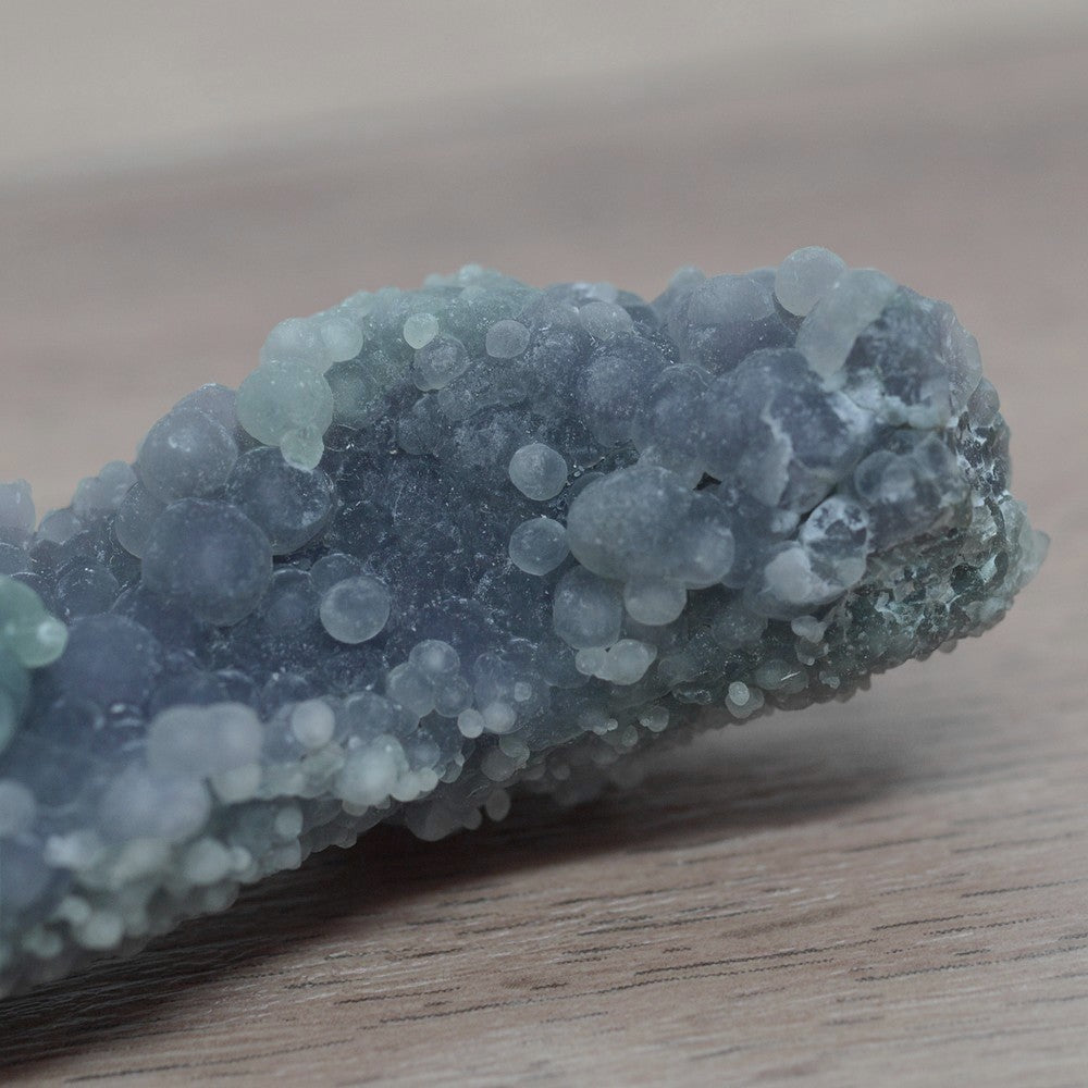 agate grappe de raisin bleuté d'Indonésie