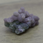 Agate grappe de raisin violette et verte d'Indonésie 13g