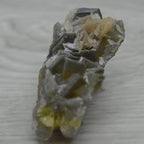 Baryte et galène sur fluorite du Maroc 62g