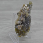 Baryte sur fluorite jaune 76g sur présentoir