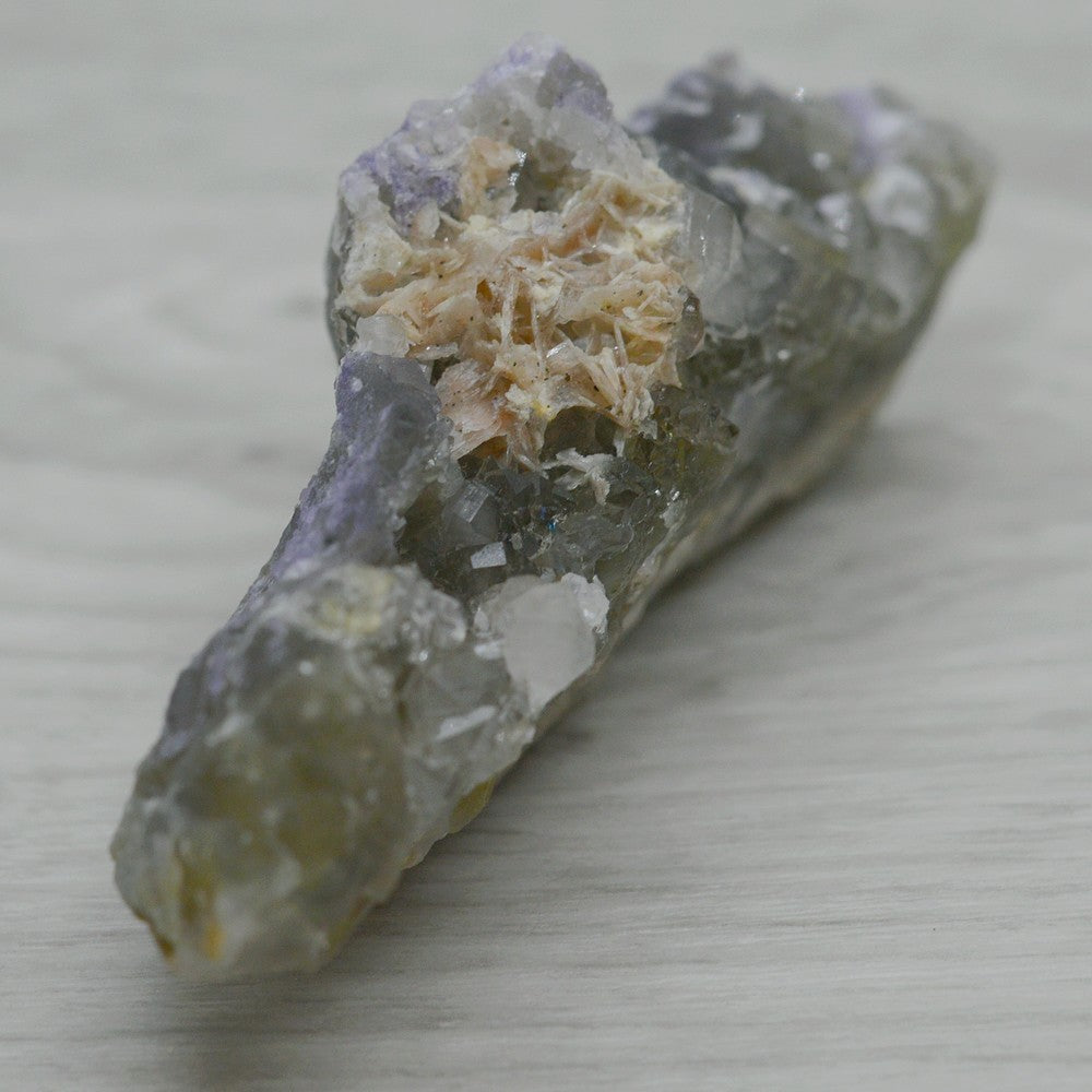 baryte sur fluorite avec quartz 77g