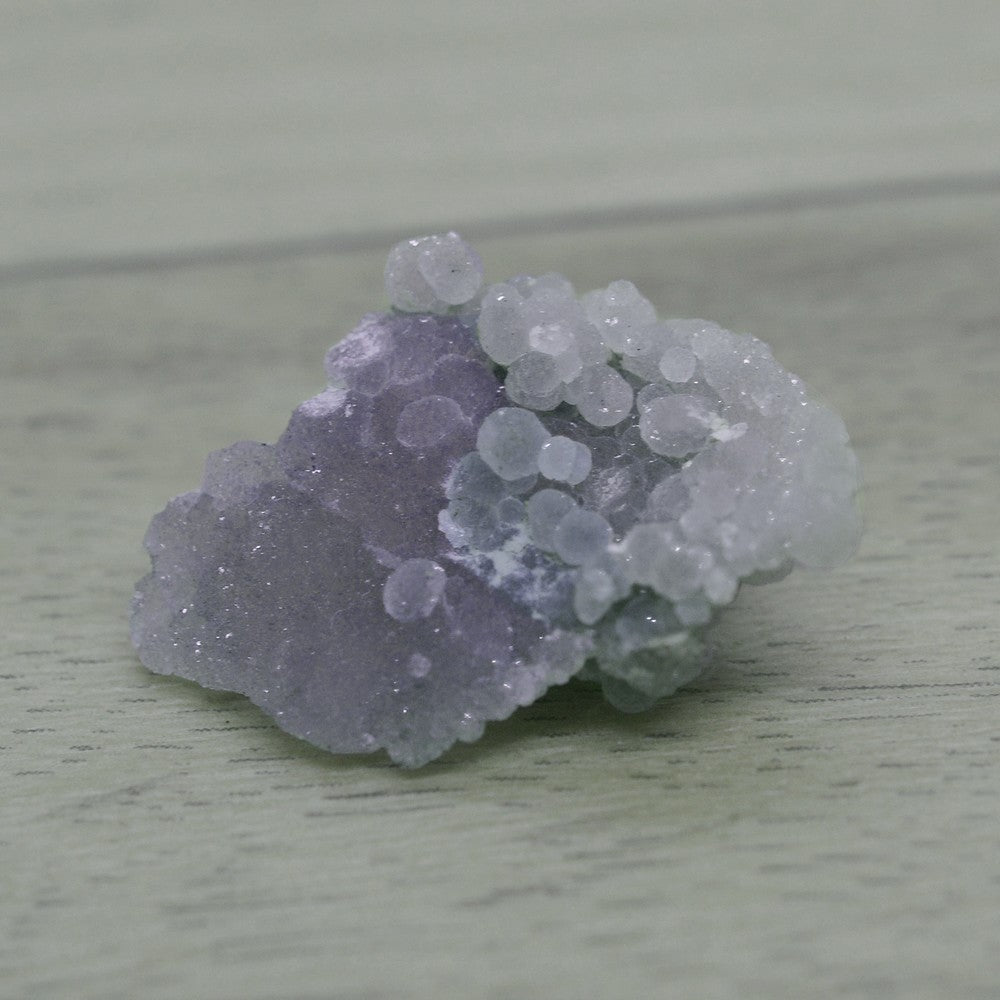 Calcédoine botryoïdale claire gris de lin 5g 