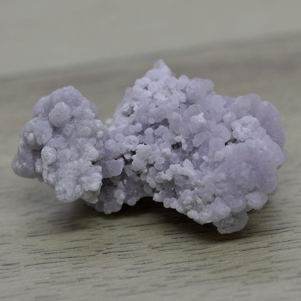 Calcédoine botryoïdale violette et blanche 24g d'Indonésie