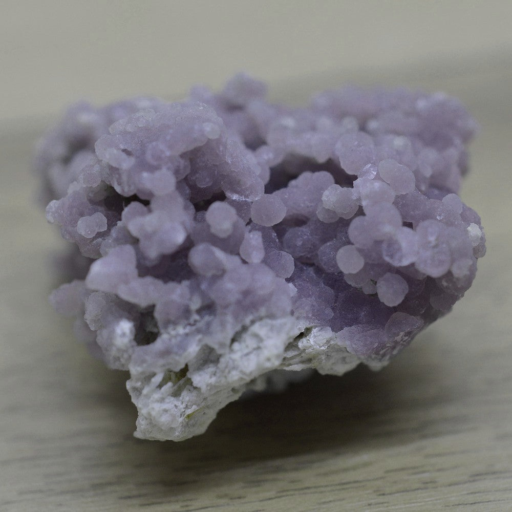 Calcédoine botryoïdale violette 58g d'Indonésie