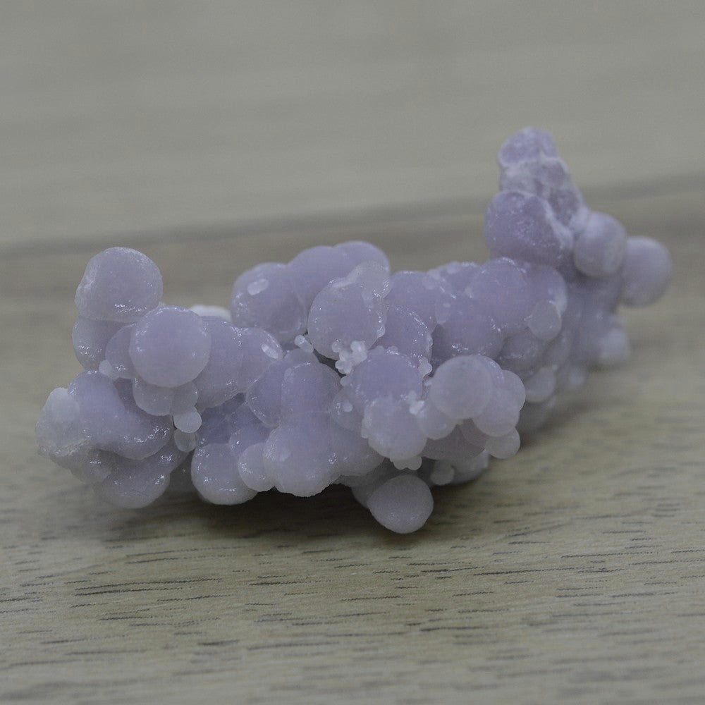 Calcédoine botryoïde mauve claire 29g