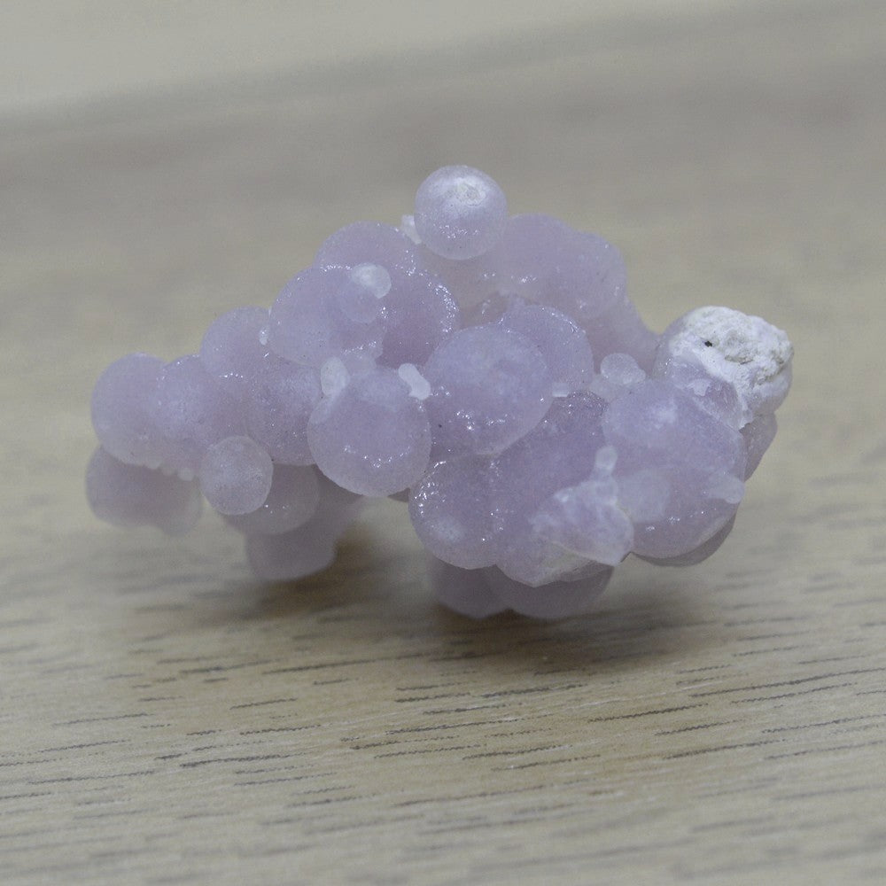 Calcédoine botryoïde mauve scintillante 10g