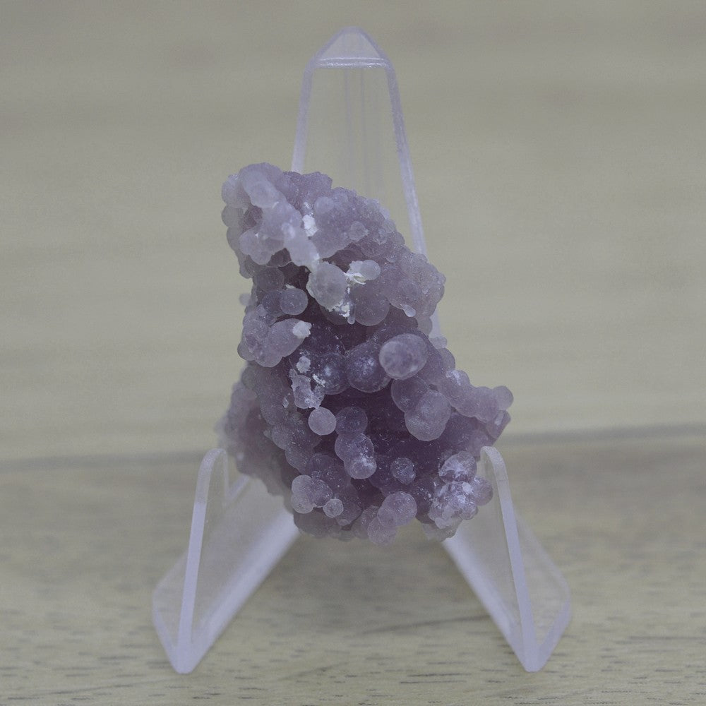 Calcédoine agate rappe de raisin de 14g sur présentoir