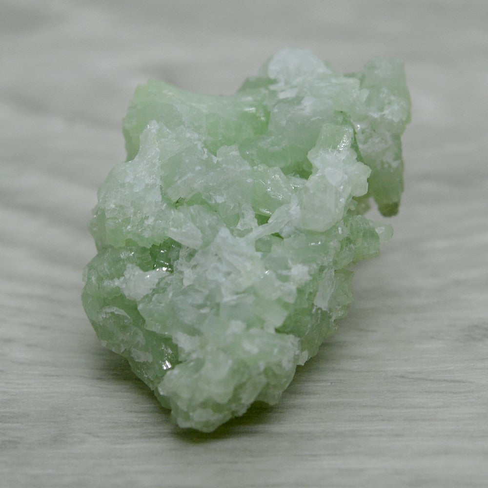 Cristaux de prehnite vert d'eau du Maroc 33g