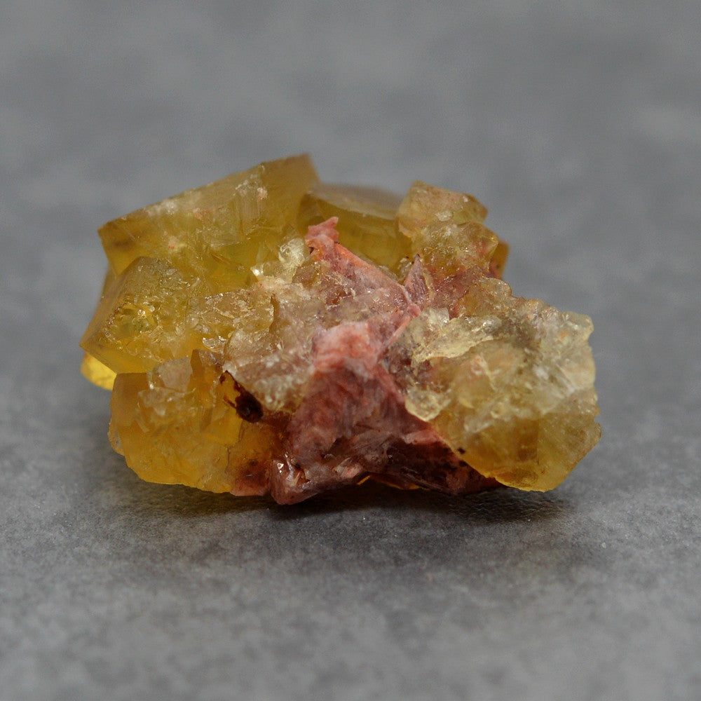 Cubes de fluorite jaune orange du Maroc 25g