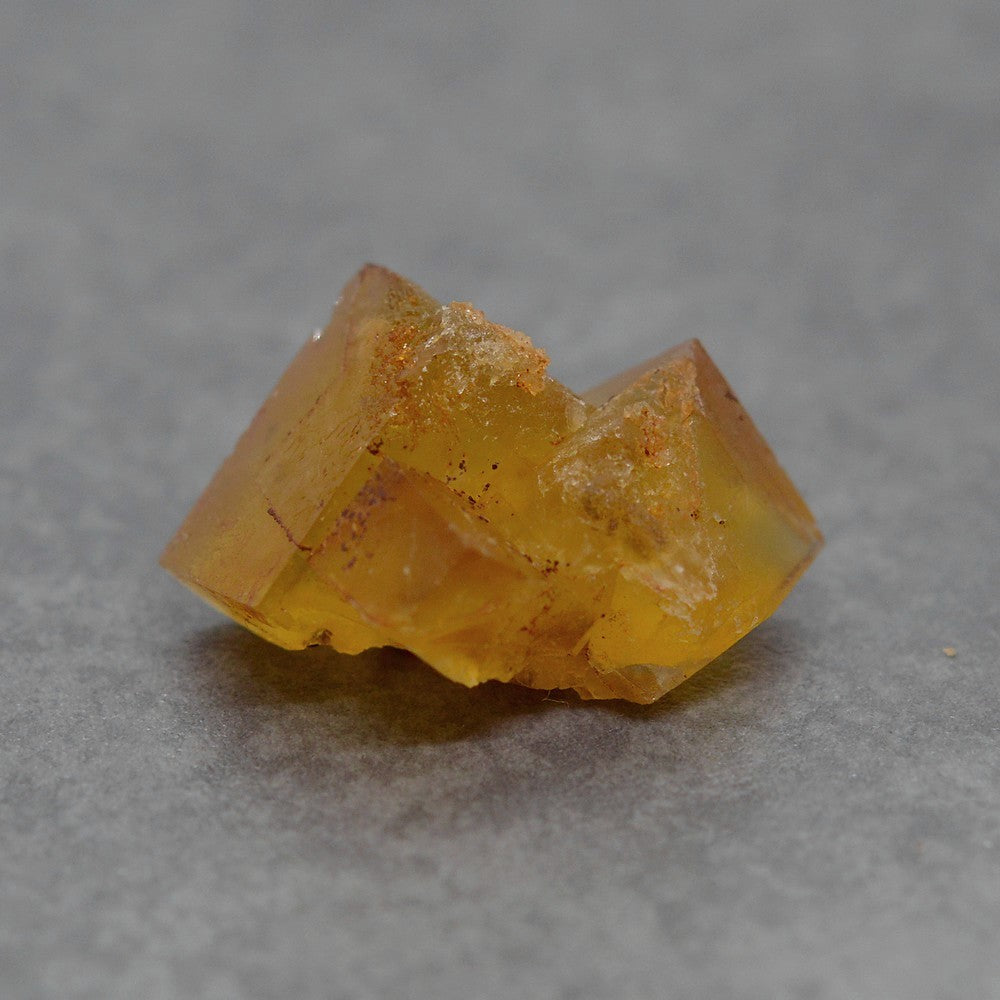 Fluorite jaune orange du Maroc 17g