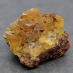 Fluorite jaune orange du Maroc sur gangue de 204g