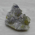 Galène sur fluorine jaune à inclusions 52g