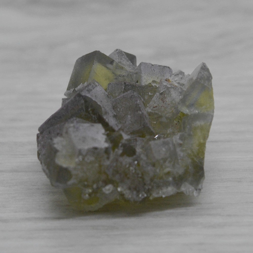 Groupe de cubes de fluorine marocaine 18g