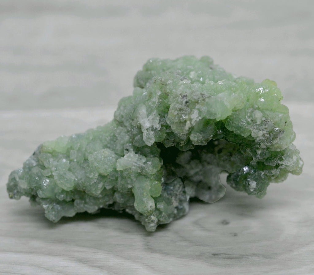 Prehnite brute cristallisée du Maroc 158g