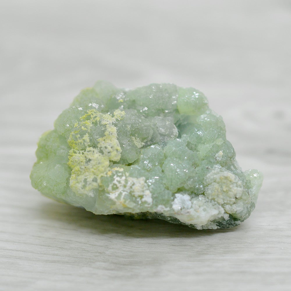 Prehnite verte et vert-jaune cristallisée de 50g