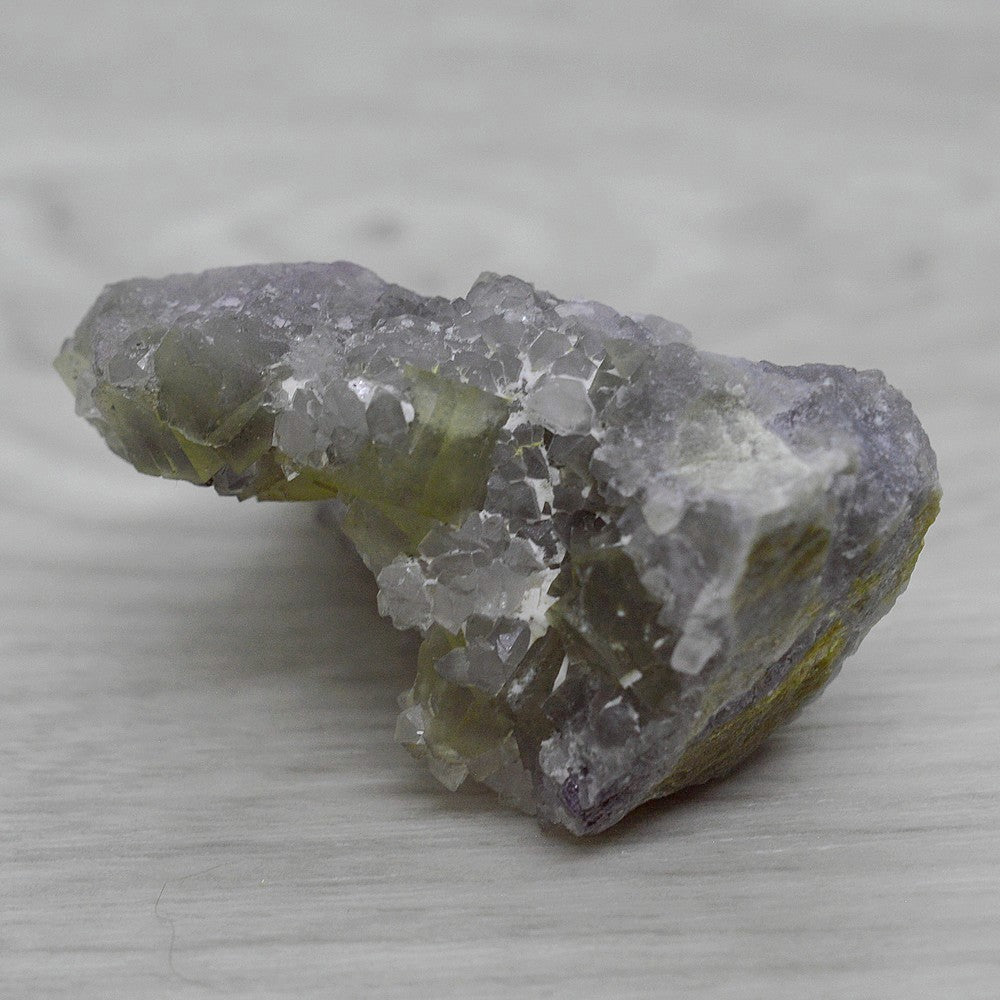 Quartz avec fluorite et galène marocaine de 43g